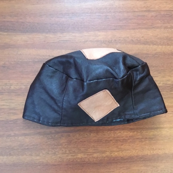 Leather Embroidered Upcycled Fabric Patchwork Hats/Bonnets - Picture 5 of 8